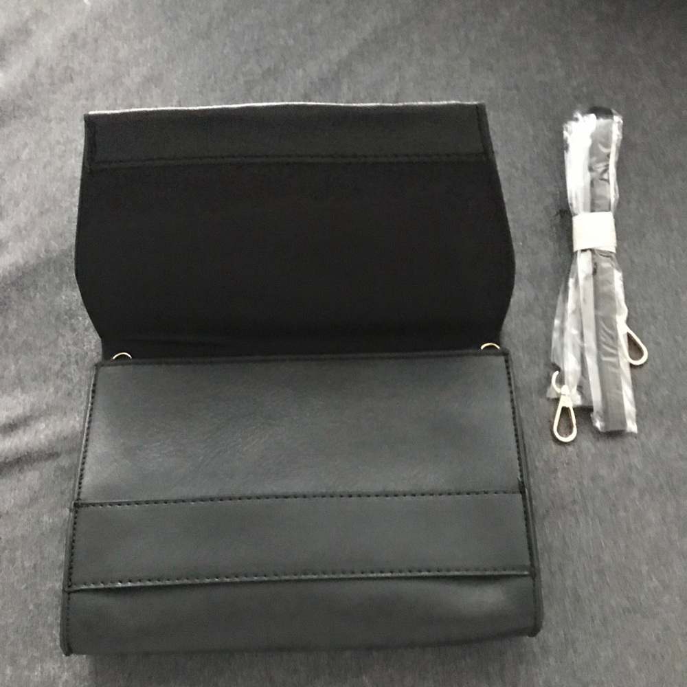 Summer & Rose Celine Crossbody in “Black”.